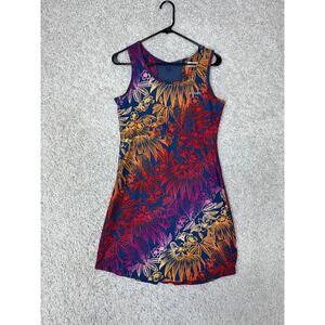 Columbia Freezer III PFG Dress Womens Medium Hibiscus Colorful Outdoor Beach
